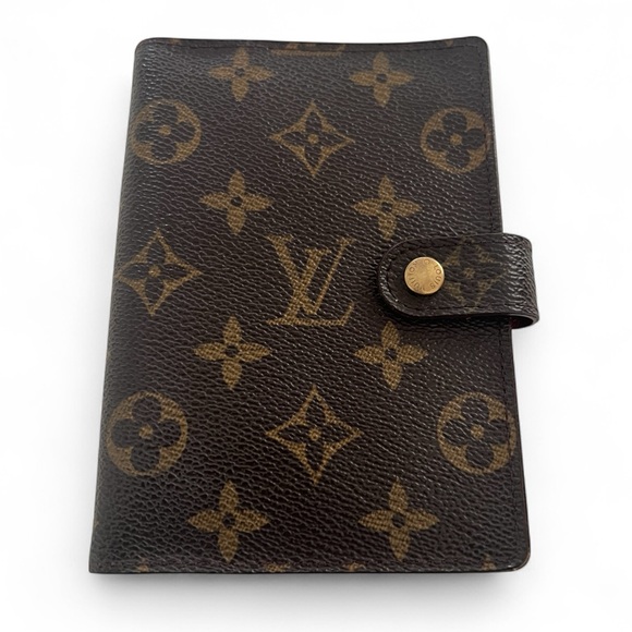 Louis Vuitton Agenda PM Monogram Brown Notebook/Passport Cover - Picture 1 of 9